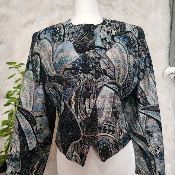1980s abstract blazer - Picture 5 of 6